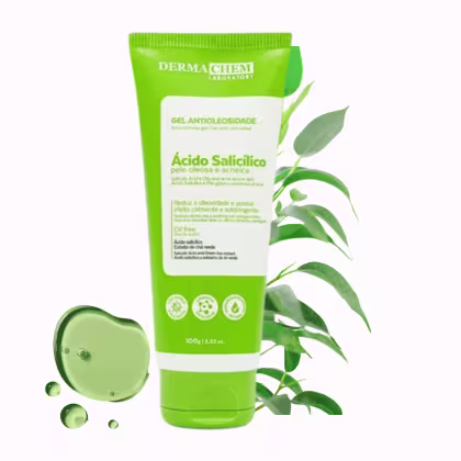 Imagem do produto Gel Facial Antioleosidade Dermachem Ácido Salicílico 100g