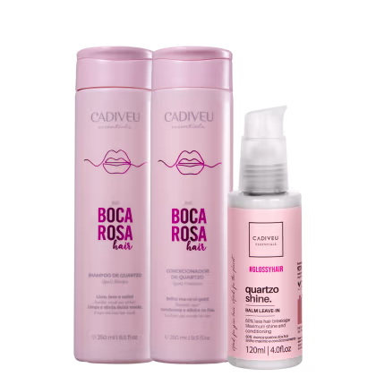 Imagem do produto Kit Cadiveu Essentials Quartzo Shine Trio (3 Produtos)