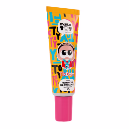 Imagem do produto Tik Balm Monica Toy Merengue De Morango - Balm Labial 10g