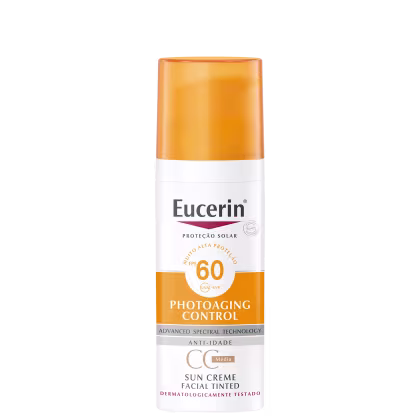 Imagem do produto Eucerin Sun Creme Tinted FPS 60 Média - CC Cream 50ml