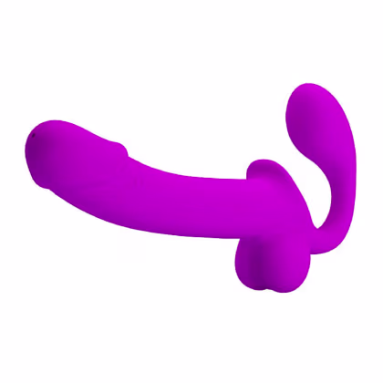 Imagem do produto Vibrador Strapless Ponto G Clitóris com Spray Kelpie Pretty Love Flexível Recarregável