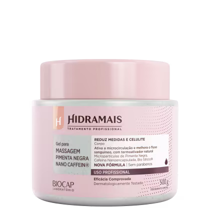 Imagem do produto Hidramais Pimenta Negra Nano Caffein - Gel de Massagem 500g