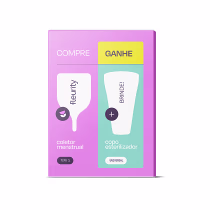 Imagem do produto Fleurity Tipo 1 (+30 anos ou com filhos) Sem Pigmento - Coletor Menstrual (1 unidade)