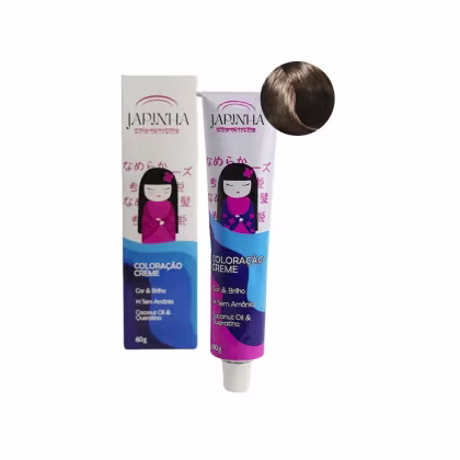 Imagem do produto Tinta de Cabelo sem Amônia 6.7 Marrom Meridiano - Japinha Color