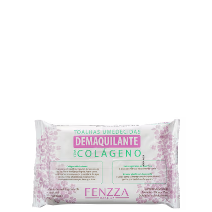 Imagem do produto Fenzza Make Up Colágeno - Lenço Demaquilante (25 Unidades)