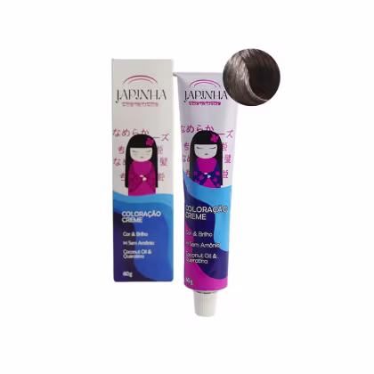 Imagem do produto Tinta de Cabelo sem Amônia 7.21 Louro Medio Violeta Cinza - Japinha Color