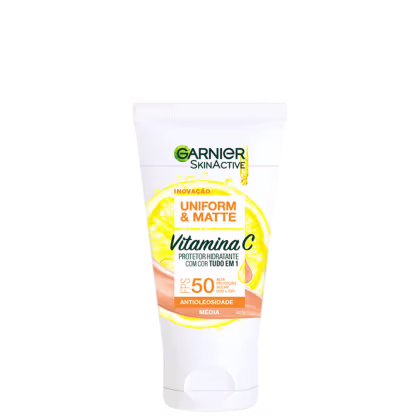 Imagem do produto Garnier SkinActive Uniform & Matte FPS50 Média - Protetor Hidratante Facial 40g