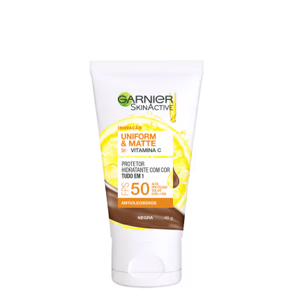 Imagem do produto Garnier SkinActive Matte Cor Negra FPS 50 - Protetor Solar Facial 40g
