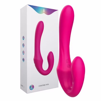 Imagem do produto Vibrador Strapless Controle Remoto 10 Intensidades 2 Motores 19,6cm Flexível em Silicone Recarregável