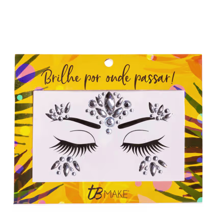 Imagem do produto TB Make Brilhe por Onde Passar Prata - Adesivo para o Rosto