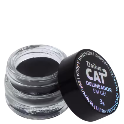 Imagem do produto Dailus CAT Preto - Delineador em Gel 3g