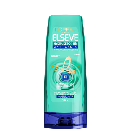 Imagem do produto Elseve L'Oréal Paris Hydra Detox 48h Anti-Caspa - Condicionador 200ml