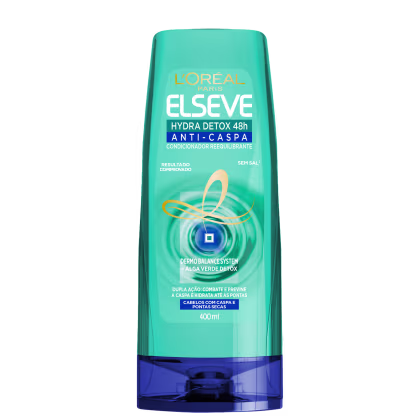 Imagem do produto Elseve L'Oréal Paris Hydra Detox 48h Anti-Caspa - Condicionador 400ml