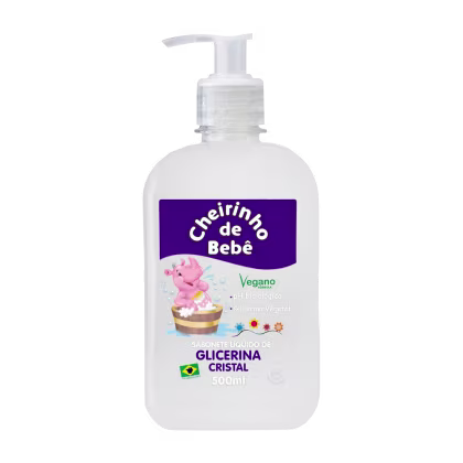 Sabonete Líquido Glicerina Cristal, da marca Cheirinho de Bebê.