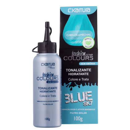 Imagem do produto C.Kamura Color Intense Banho de Brilho Blue Sky- Máscara Tonalizante 100g