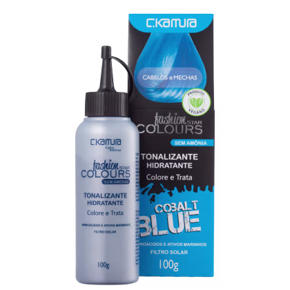 Imagem do produto C.Kamura Color Intense Banho de Brilho Cobalt Blue - Máscara Tonalizante 100g