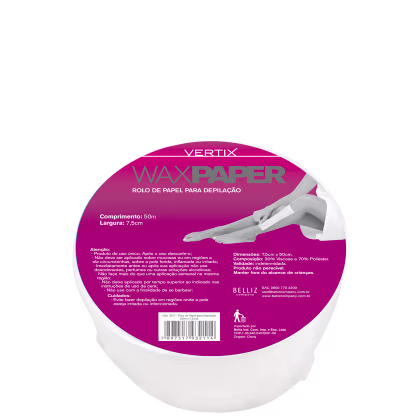 Imagem do produto Vertix Wax Paper Rolo 50m x 7,5cm -  Papel para Depilação
