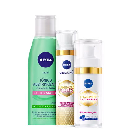 Imagem do produto Kit NIVEA Controle do Brilho & Cellular Luminous 630 Antispot (3 Produtos)