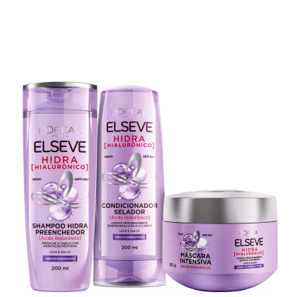 Imagem do produto Kit Elseve L'Oréal Paris Hidra Hialurônico Trio (3 Produtos)