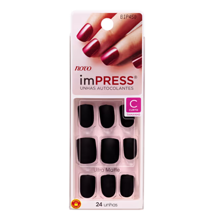 Imagem do produto Kiss New York Impress Curta Matte Born Pretty - Unhas Postiças