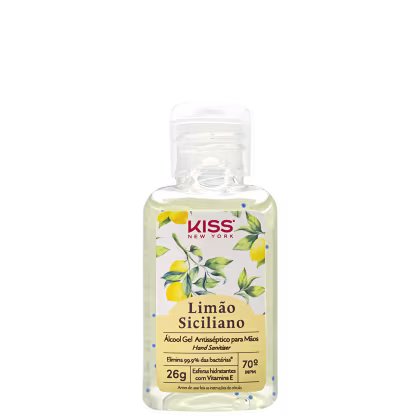 Imagem do produto Kiss New York Álcool em Gel Álcool em Gel Limão 26G
