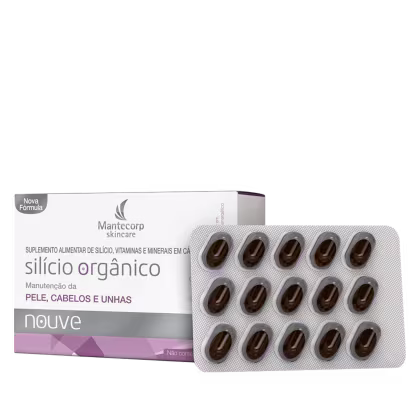 Imagem do produto Mantecorp Nouve Silício Orgânico - Suplemento Vitamínico (60 Cápsulas)