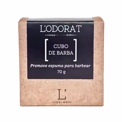 Imagem do produto L'ODORAT Cubo de Barba - Sabonete de Barbear 80g