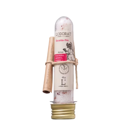 Imagem do produto L'ODORAT Rosa Rubra, Jasmim e Gerânio - Escalda-Pés 45g