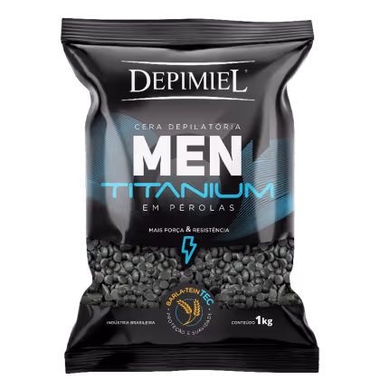 Imagem do produto Depimiel Men Titanium - Cera Depilatória 1kg