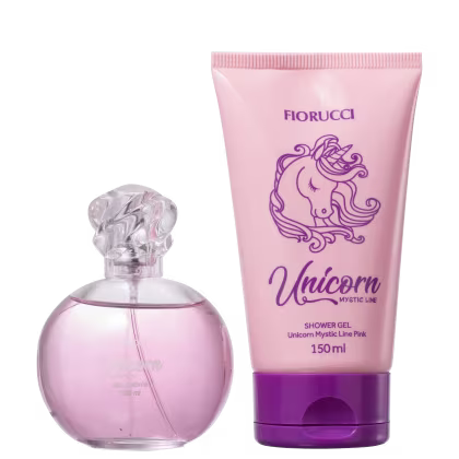 Imagem do produto Conjunto Unicorn Pink Fiorucci Feminino - Desodorante Colônia 100ml + Gel de Banho 150ml