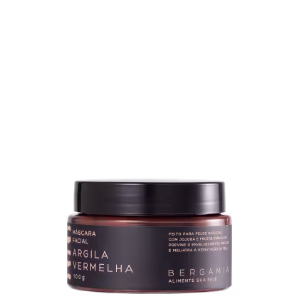 Imagem do produto Bergamía Argila Vermelha - Máscara Facial 100g