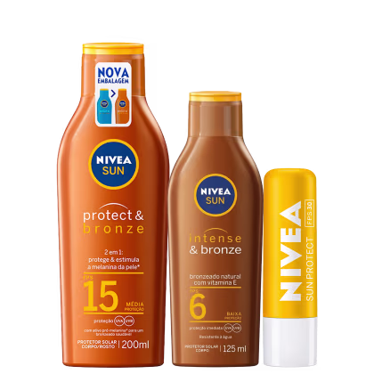 Imagem do produto Kit NIVEA Bronze Protect (3 Produtos)