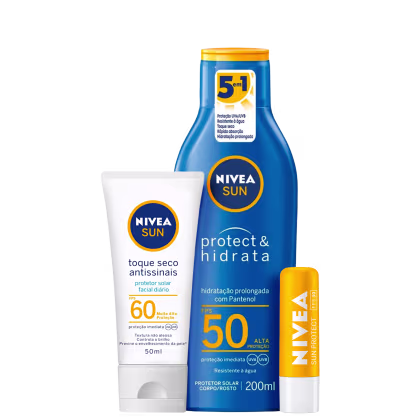 Imagem do produto Kit NIVEA Protect & Hidrata Antissinais (3 Produtos)