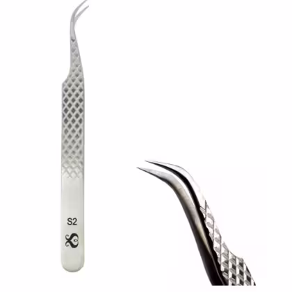 Imagem do produto Pinça Para Extensão De Cílios Prata S2