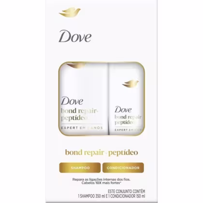 Imagem do produto Kit Dove Bond Repair Shampoo Bond Repair Intense 350ml + Condicionador Bond Intense Repair 150ml