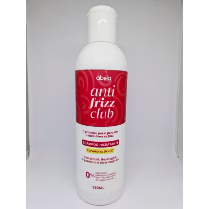 Imagem do produto Shampoo Hidratante Anti Frizz Club Abela 250ml