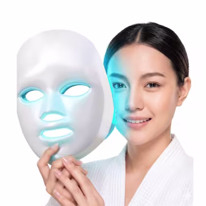 Imagem do produto Máscara Facial LED Clareia a Pele, Controla Acne Reduz Poros