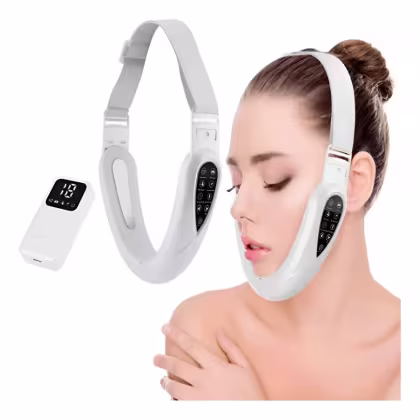Imagem do produto Aparelho Massagem Facial EMS V Face Anti Papada bivolt