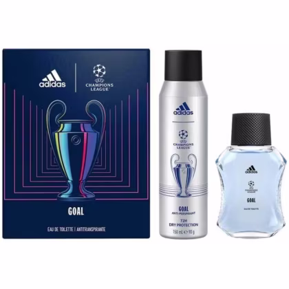 Imagem do produto Kit Adidas Uefa Goal (Perfume EDT 100ml + Deo Spray 150ml)
