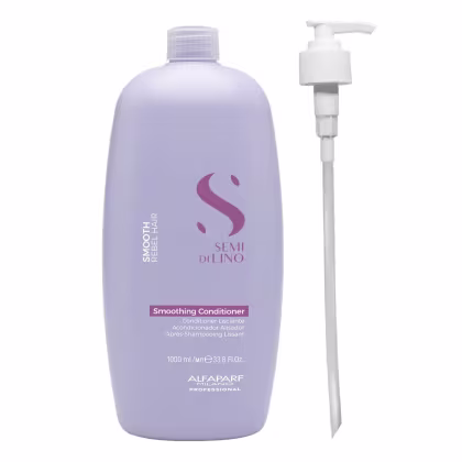 Imagem do produto Alfaparf Semi di Lino Smooth Smoothing - Condicionador 1L + Válvula Pump