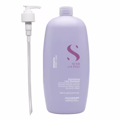 Imagem do produto Alfaparf Semi di Lino Smooth - Shampoo 1L + Válvula Pump