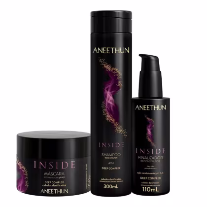 Imagem do produto Kit Aneethun Inside - Shampoo 300ml + Máscara 250g + Finalizador 110ml