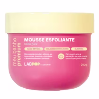 Imagem do produto Labotrat Meu Banho Premium Belle Pink Mousse Esfoliante 240g