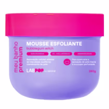 Imagem do produto Labotrat Meu Banho Premium Bubblegum Witc Mousse Esfoliante 240g