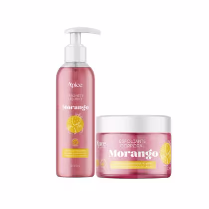 Imagem do produto Apice Kit Corporal - Sabonete e Esfoliante Morango