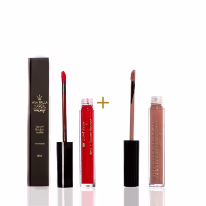 A imagem mostra os Batons APMarcal Collection Thunder e Miriã