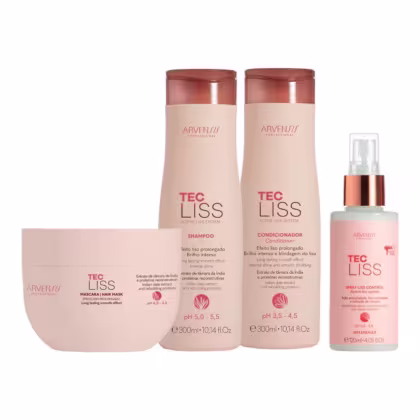 Imagem do produto Kit Arvensis Tec Liss - Shampoo + Condicionador + Máscara + Finalizador