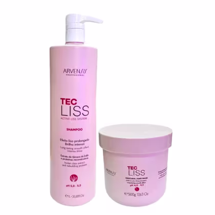 Imagem do produto Kit Arvensis Tec Liss - Shampoo 1000ml + Máscara 500g