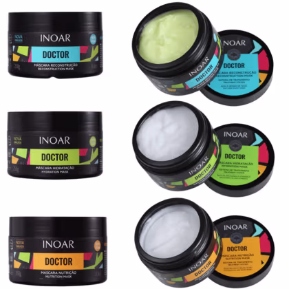 Imagem do produto Inoar Doctor Cronograma Capilar Kit - 3 x 250g