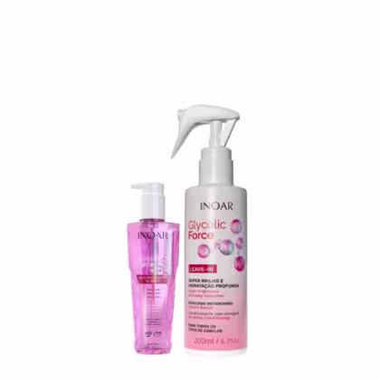 Imagem do produto Inoar Glycolic Force Kit Tratamento 2 Produtos